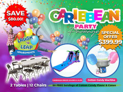 Caribbean Breeze Party Package Caribbean Breeze Party Package