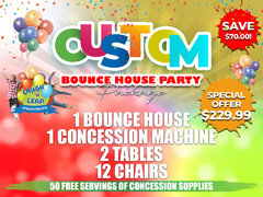 Create Your Own Bounce House Party Package Create Your Own Bounce House Party Package