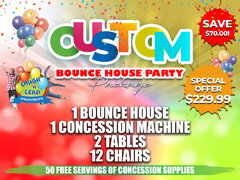Create Your Own Bounce House Party Package Create Your Own Bounce House Party Package