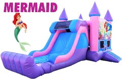 Mermaid Bounce House & Slide - Dry Mermaid Bounce House & Slide - Dry