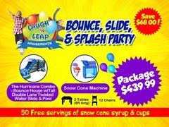 Bounce, Slide, & Splash Party Package Bounce, Slide, & Splash Party Package