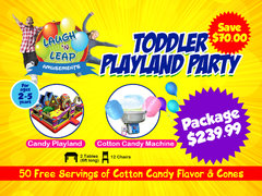Toddler Playland Party Package Toddler Playland Party Package
