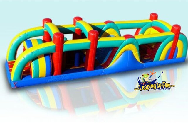 38' Multicolor Obstacle Course 38' Multicolor Obstacle Course