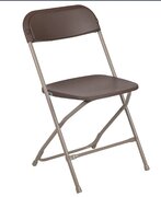 Brown Folding Chair (Outdoor use) OLD FADED