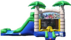 Tropical Jungle Bouncer/Slide Combo Tropical Jungle Bouncer/Slide Combo