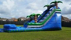Waterslide Blue Tropical Waterslide Blue Tropical