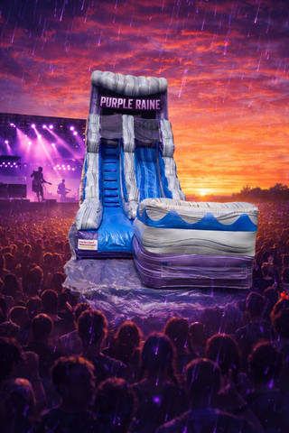 16ft Purple Rain Single Lane slide 16ft Purple Rain Single Lane slide