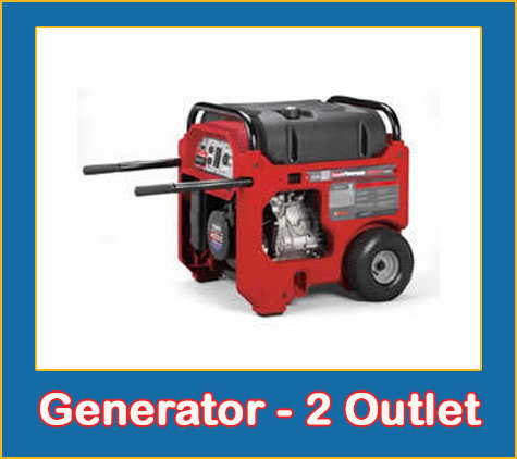Generator - 2 Power Outlets Needed Generator - 2 Power Outlets Needed