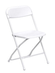 Adult White Folding Chair