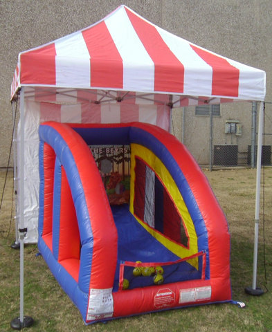 Carnival Ball Toss with Tent