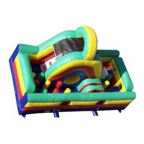 Backyard Obstacle Course with slide