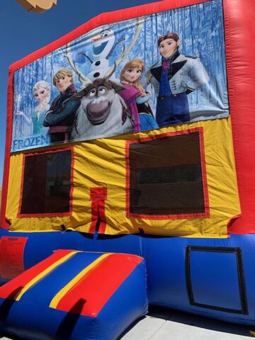 Frozen Theme Bounce House Frozen Theme Bounce House