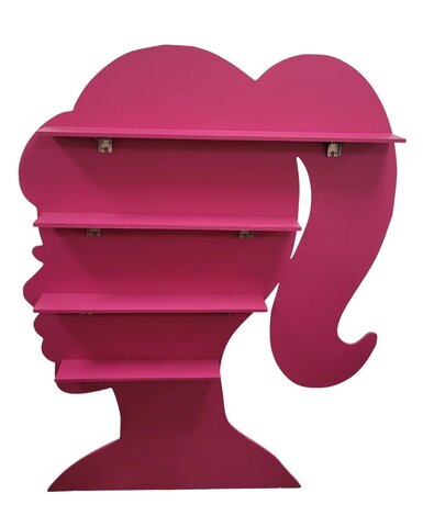 BARBIE SILHOUETTE SHELF BARBIE SILHOUETTE SHELF