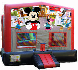 Mickey Mouse Red/Black/Gray Module Bounce House