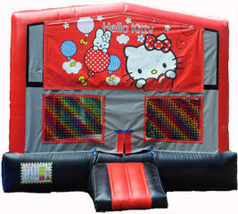 Hello Kitty Red/Black/Gray Module Bounce House