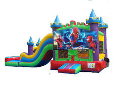 Spiderman King Castle Combo II Waterslide Spiderman King Castle Combo II Waterslide