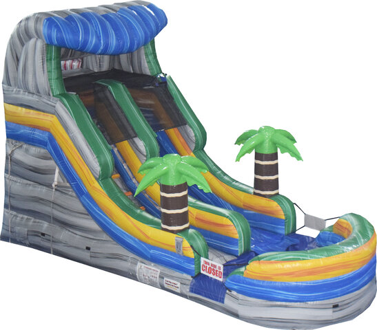 13 ft Single Lane Stone Wet or Dry Slide 13 ft Single Lane Stone Wet or Dry Slide