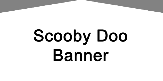 Scooby doo banner