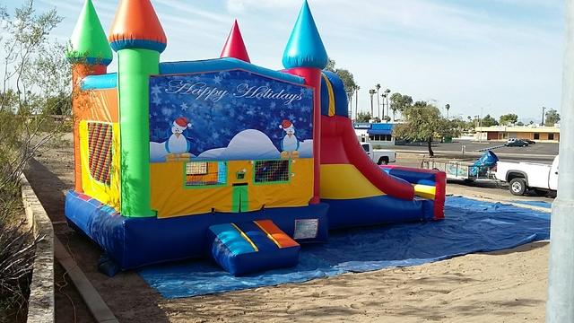 Holiday Banner Bounce House Holiday Banner Bounce House