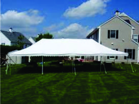 Commercial 20 x 40 White Party Tent
