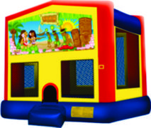 Luau Bounce House