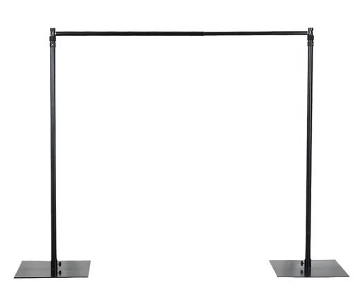 10FT x 10FT - Adjustable Metal Heavy Duty Backdrop Stand