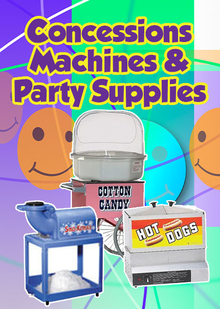 Concession MAchine and Party Supply Rental