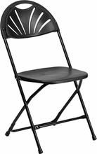Folding Chairs (Fan Back - Black)