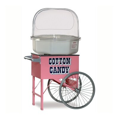 Cotton Candy Machine w/Cart Pink