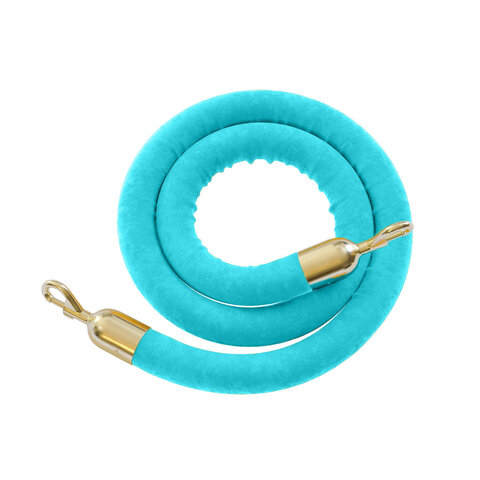 Tourquoise Rope Rental w/Brass End