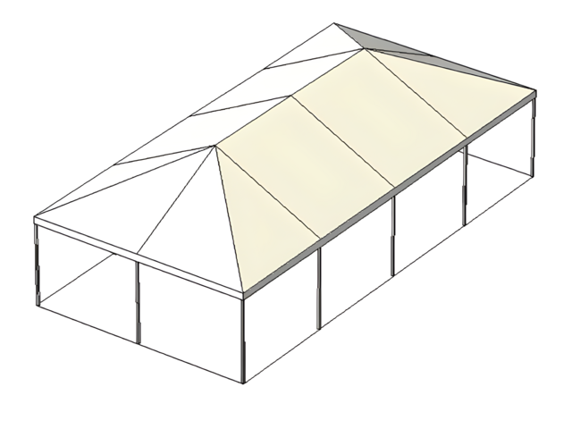 20' x 40' Keder Frame White Top Tent 20' x 40' Keder Frame White Top Tent