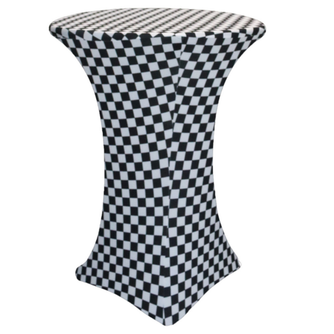 Black and White Checkered Spandex 30 Black and White Checkered Spandex 30