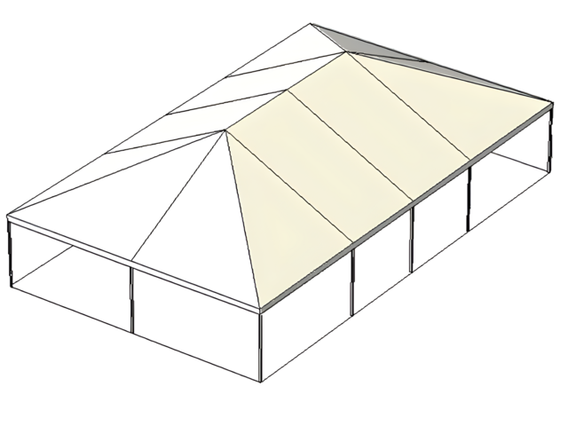 30' x 50' Contempo Style White Top Tent 30' x 50' Contempo Style White Top Tent