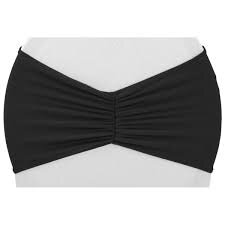 Black Ruffled Spandex Chair Band Black Ruffled Spandex Chair Band