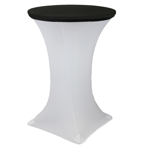 Black Spandex Table Topper 30 Black Spandex Table Topper 30