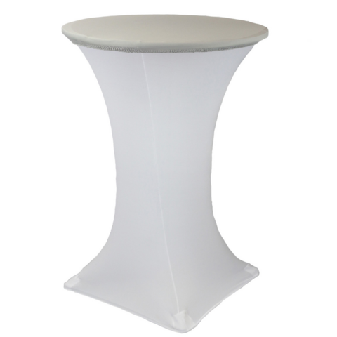 Silver Spandex Table Topper 30 Silver Spandex Table Topper 30