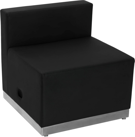 Black Lounge LUX Series Reception Chair Black Lounge LUX Series Reception Chair