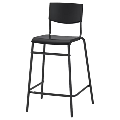 Black Industrial Barstool 25 Black Industrial Barstool 25