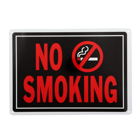 Aluminum No Smoking Sign Aluminum No Smoking Sign