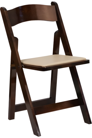 Brown Walnut Resin Padded Chair Brown Walnut Resin Padded Chair