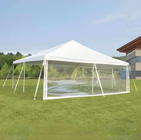 8' High x 10' Wide Clear Keder Tent Side Wall 8' High x 10' Wide Clear Keder Tent Side Wall
