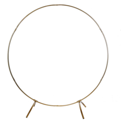 Gold Circle Wedding Arch Gold Circle Wedding Arch