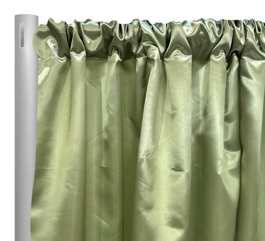 Lime Satin 12' Single Drape Lime Satin 12' Single Drape