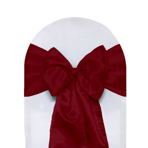 Burgundy Polyester Sash Burgundy Polyester Sash