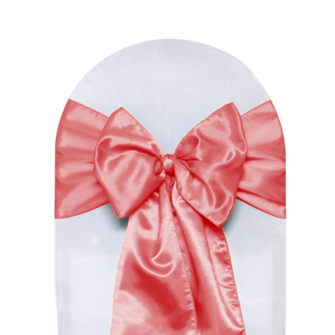 Coral Taffeta Sash Coral Taffeta Sash