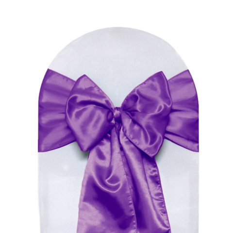 Purple Taffeta Sash Purple Taffeta Sash