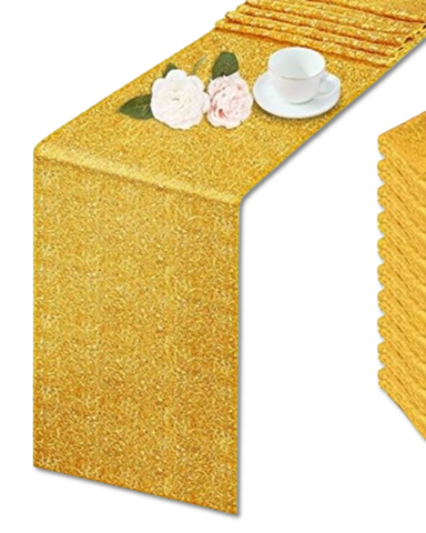 Bright Gold Sequin Table Runner Bright Gold Sequin Table Runner