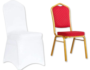 Spandex Chair Cover - White