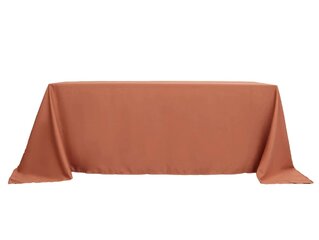 Terracotta Banquet Linens 8ft Tables- 90 x 132
