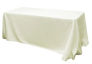 Ivory- Banquet Linens - 8ft Tables 90x132